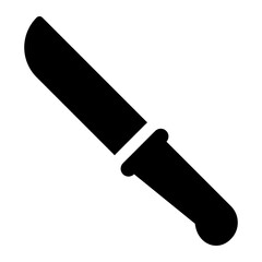 knife glyph icon