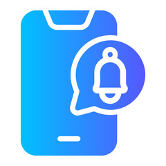 notifications gradient icon