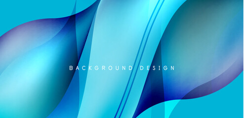 Elegant waves and flowing fluid abstract background. Template for covers, templates, flyers, placards, brochures, banners