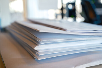 Stack pile of letters in envelopes to read