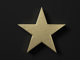 Gold star symbol