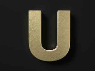 Gold letter U © Julydfg
