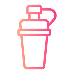 water flask gradient icon