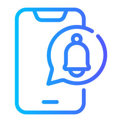notifications gradient icon