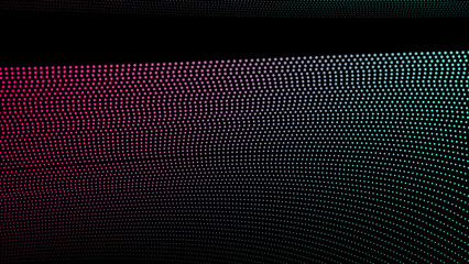 abstract dark background with glowing wave. Shiny moving lines modern gradient flowing wave lines futuristic technology concept