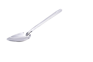 High-Quality Silver Spoon on Transparent Background