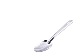 Classic Silver Spoon on Transparent Background PNG file