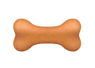 Dry food for dogs. Pet food realistic 3D file PNG