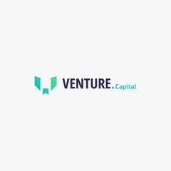 colorful venture logo business vector design template. creative bold initial V logo design vector idea inspiration with gradient, modern and elegant styles isolated on white background.