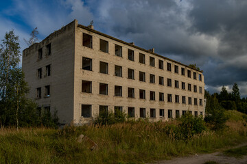 Irbene. Abandoned military unit.