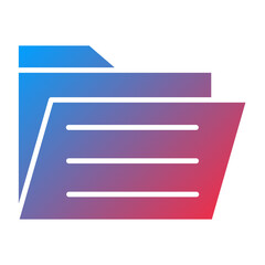 Obraz premium Vector Design Folder Icon Style