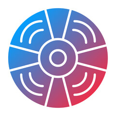 Vector Design Compact Disk Icon Style