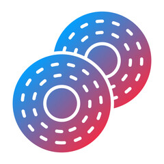 Vector Design Bagel Icon Style