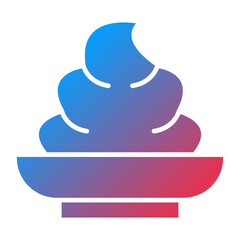 Vector Design Cream Icon Style