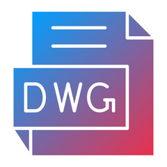 Vector Design DWG Icon Style