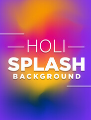 Obraz premium Happy holi abstract festival colorful background