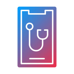 Vector Design Mobile Medical Icon Style