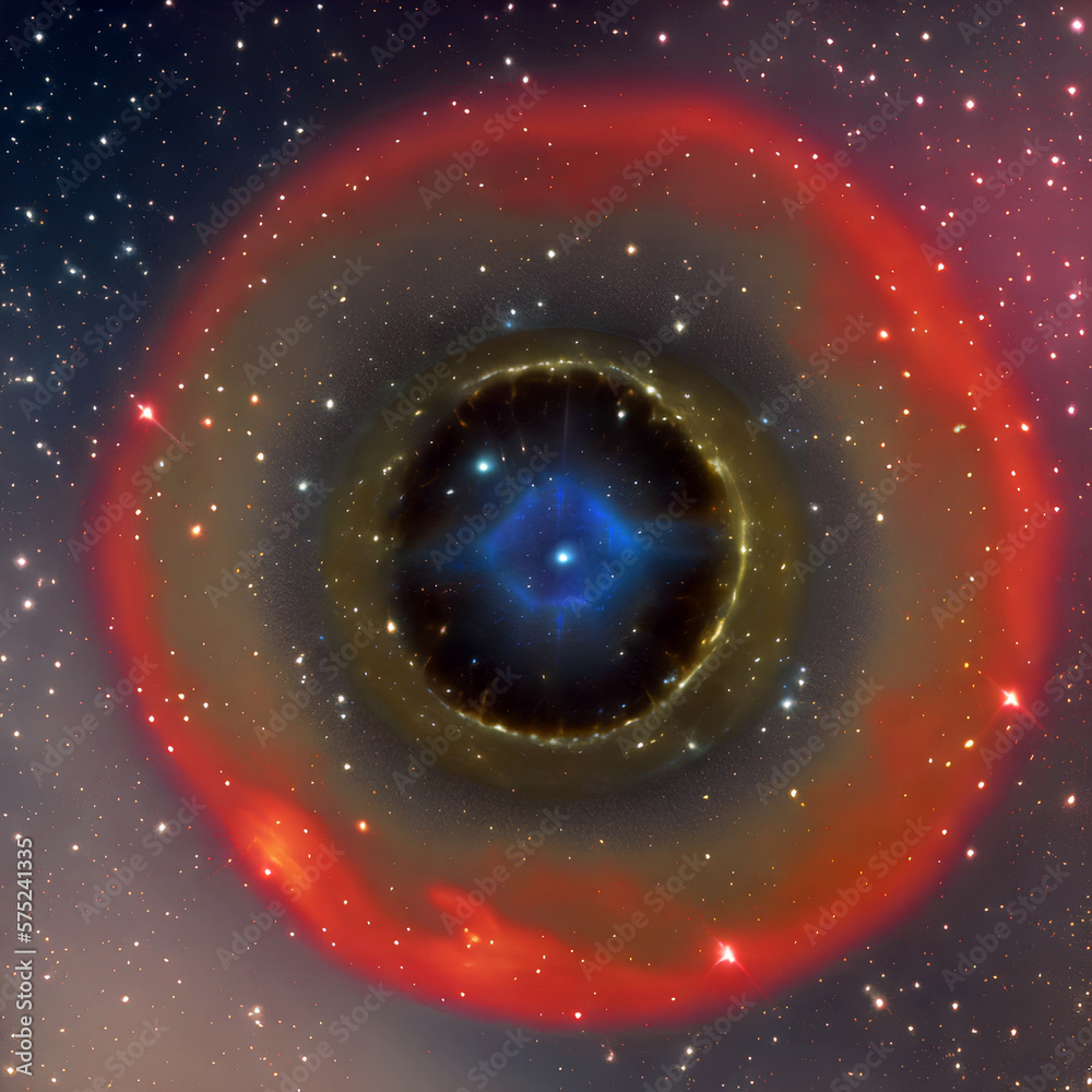 Canvas Prints birth of a planetary nebula. generative artificial intelligence.
