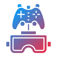 Vector Design Vr Gaming Icon Style