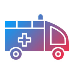 Vector Design Ambulance Icon Style