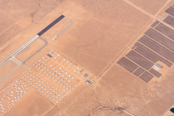 Aerial view of the Southern California Logistics Airport