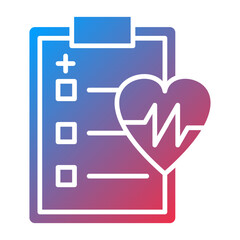 Vector Design Medical Report Icon Style
