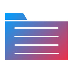 Obraz premium Vector Design Folder Icon Style