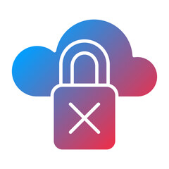 Vector Design Unsecure Icon Style