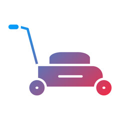 Vector Design Lawn mower Icon Style