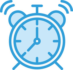 Alarm Clock Vector Icon Design Illustration