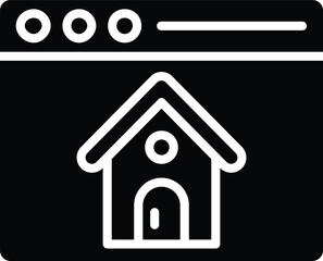 House browser Vector Icon Design Illustration