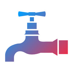 Vector Design Water Tap Icon Style