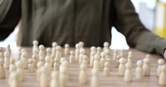 One person moves competitors out of way or lays off employees