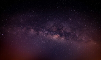 Beautiful Milky way galaxy with stars and space dust in the universe