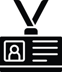 Id card Vector Icon Design Illustration