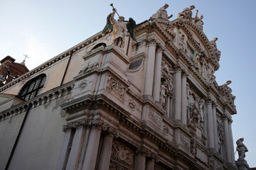Fototapeta na wymiar Santa Maria del Giglio - Catholic Church - Venice - Italy