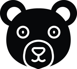 Bear Vector Icon Design Illustration