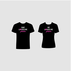 t-shirt couple design