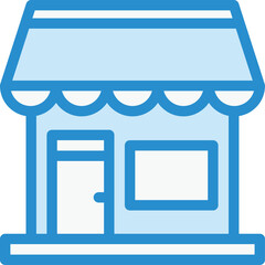 Shop Vector Icon Design Illustration