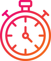 Stop watch Vector Icon Design Illustration