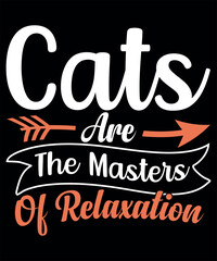 Obraz premium Cat t-shirt design, Cat Lovers SVG T-Shirt Design, Cat quotes design for card, mug, banner and t-shirt.