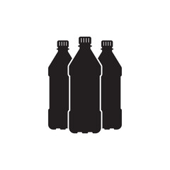 Drink bottle icon,illustration design template.