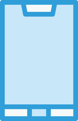 Mobile Phone Vector Icon Design Illustration