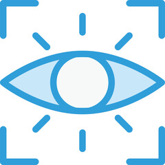 Eye Vector Icon Design Illustration
