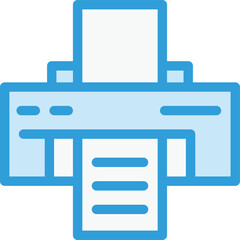 Printer Vector Icon Design Illustration