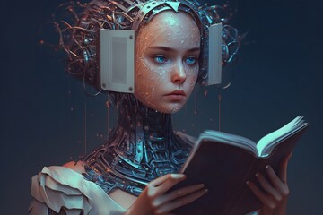 The Intelligent Reader: A Robotic Girl's Quest for Knowledge
