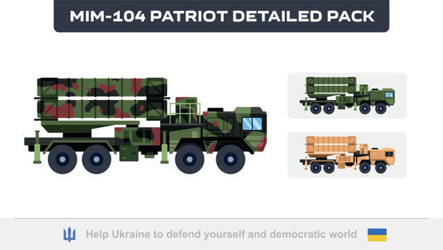 MIM-104 Patriot. Surface-to-air missile system. Anti-ballistic missile system. Vector Patriot system