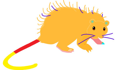 世界自然遺産の島の生き物　ケナガネズミ　ビビット調