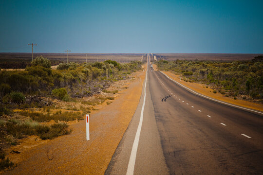 Goldfields Highway In Western Australia.