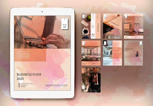 Aesthetic Digital Business Flyer Layouts